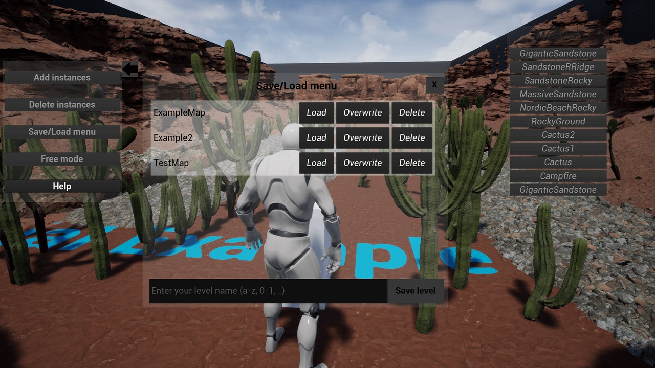 Media 1 for listing Objects Spawner System - Realtime level editor