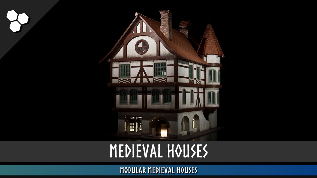 Media 1 for listing Modular Medieval Houses (Modular House, Houses, Modular Building, Modular House)