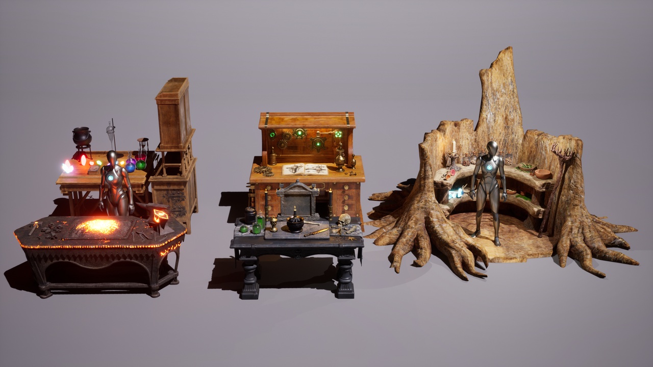 Media 1 for listing Fantasy Props / Fantasy Bundle (Forge/Workshop)
