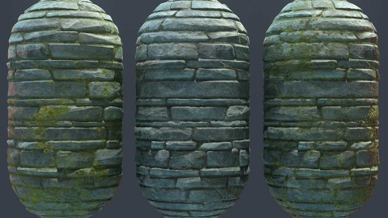 File multimediali per l'articolo Stone Wall PBR Materials VOL.17: 1