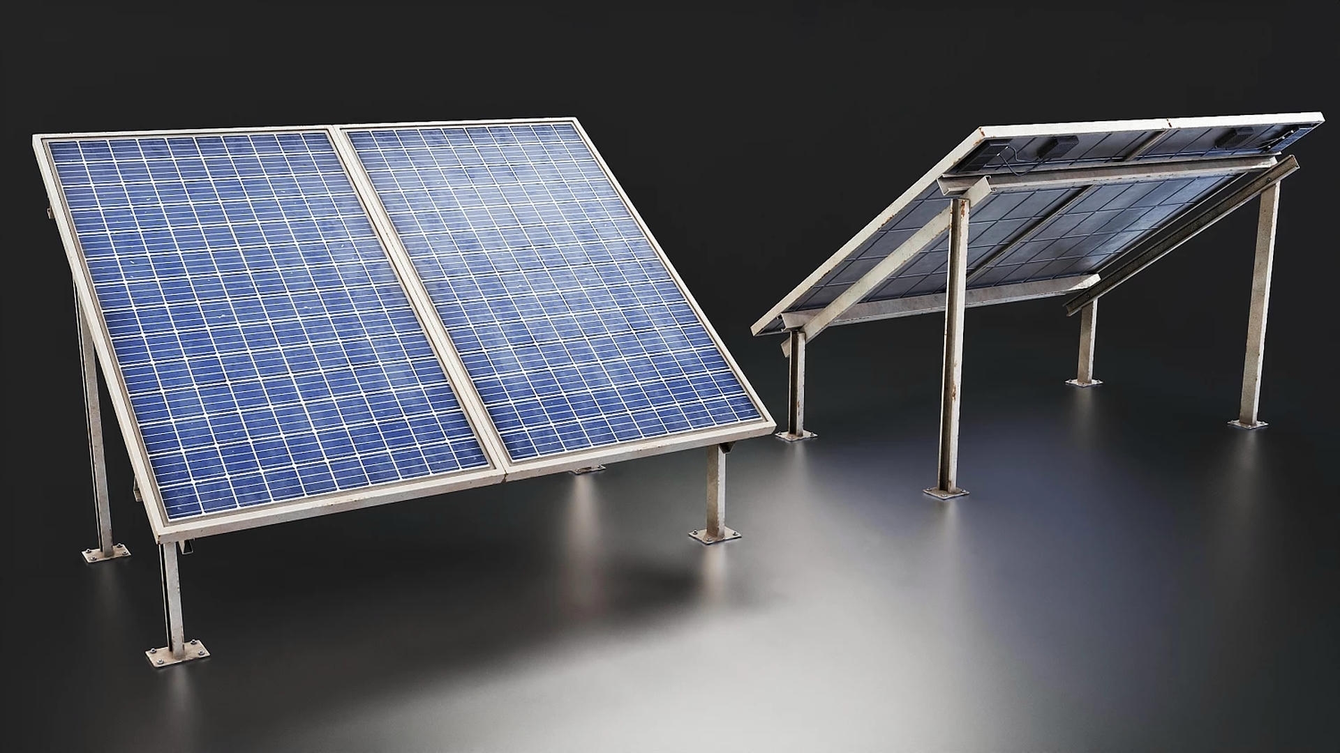 Array Fab Solar Panel Array 3D Model | Fab