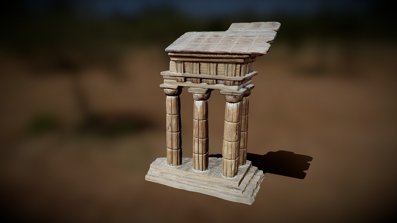Media 1 for listing Dioscuri temple  (Ag) - Photoscan
