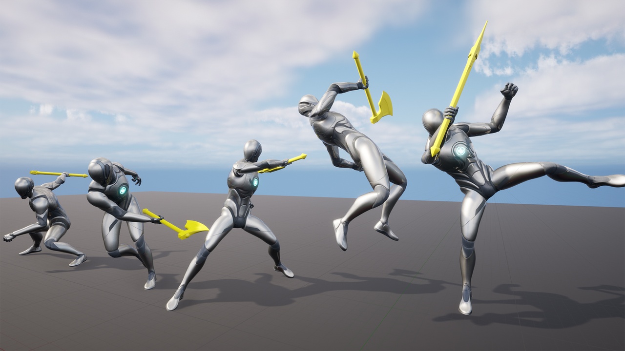 Media 1 for listing Dynamic Axe Combat Animations