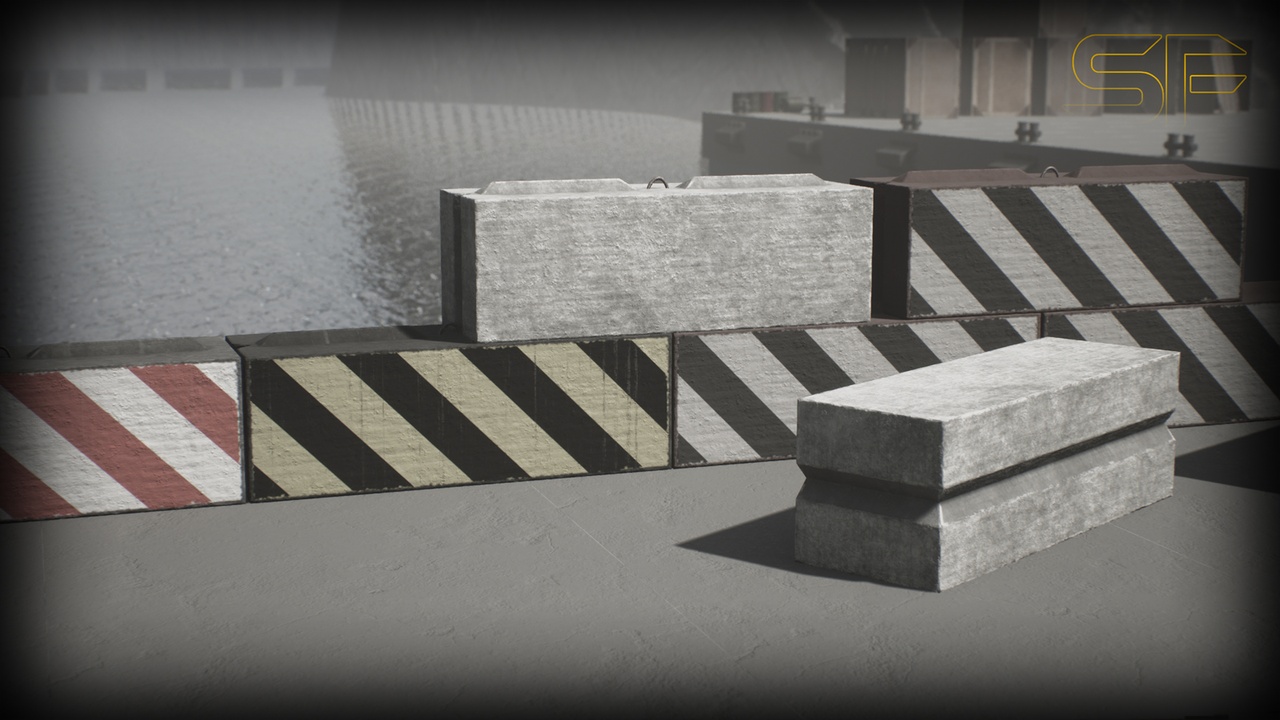 Media 1 for listing CITY Street Barricade Concrete [SoftField]