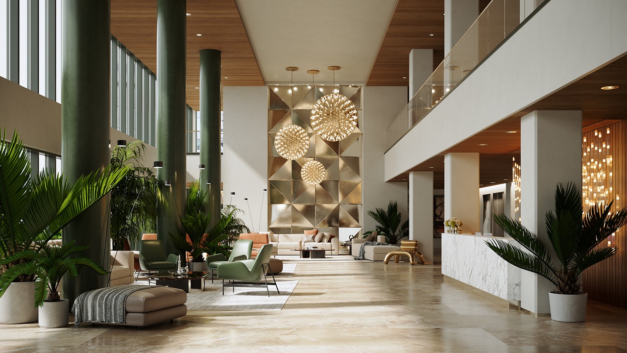 Media 1 for listing Hotel Lobby Furniture - Archmodels vol 296