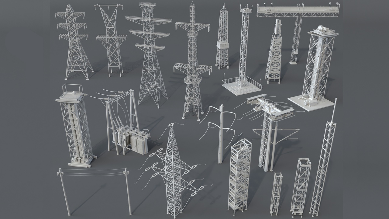 Media 1 for listing Electric Towers - 20 pieces