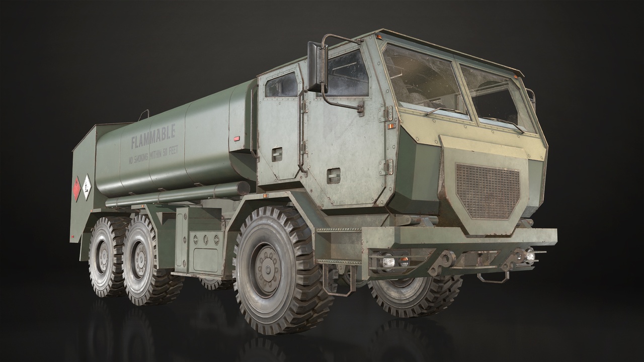 Military Truck V2 - Tanker 제품 등록을 위한 미디어 1개