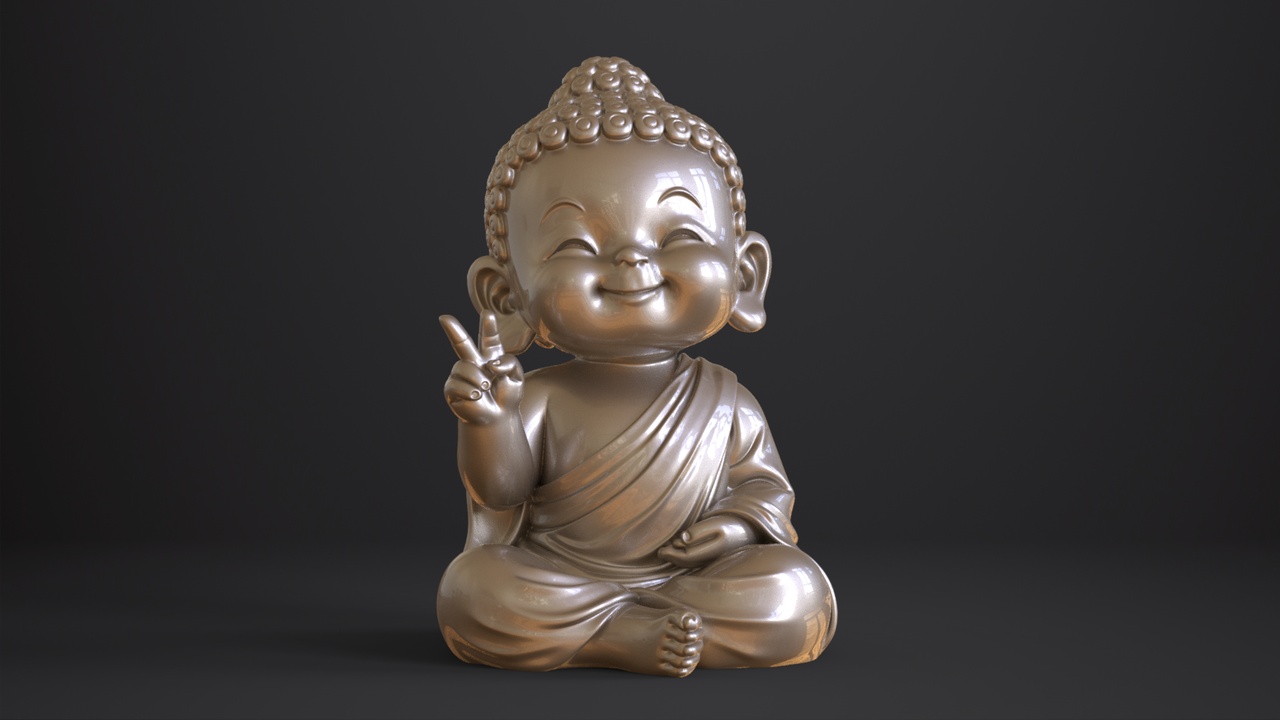 Media 1 for listing Smiling baby Buddha figurine | 3D Print model
