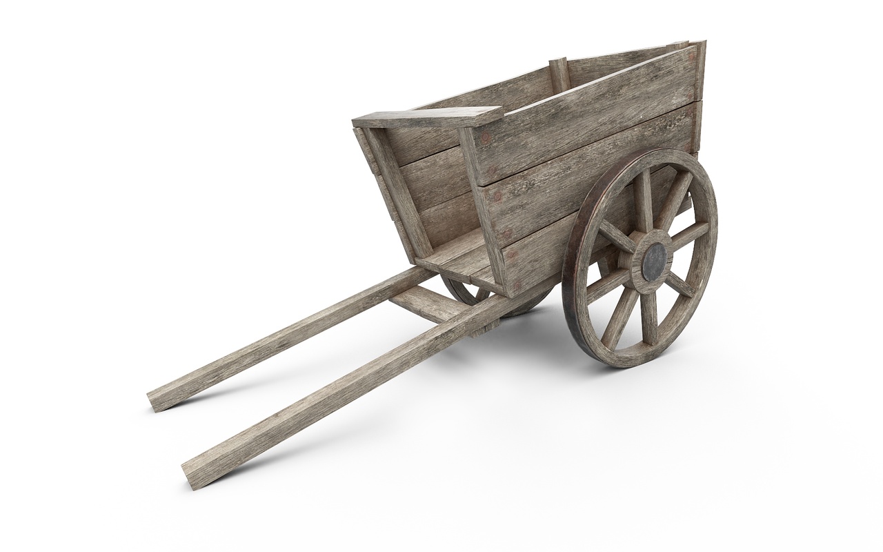 Media 1 for listing Old Wooden Cart