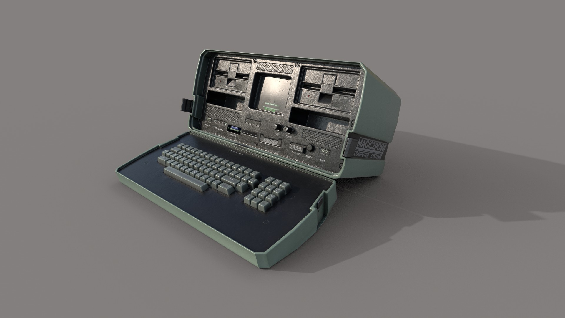Computer Lama Retro Computer Laptop | Fab