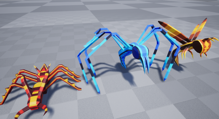 Insect characters pack Vol.1 | Fab