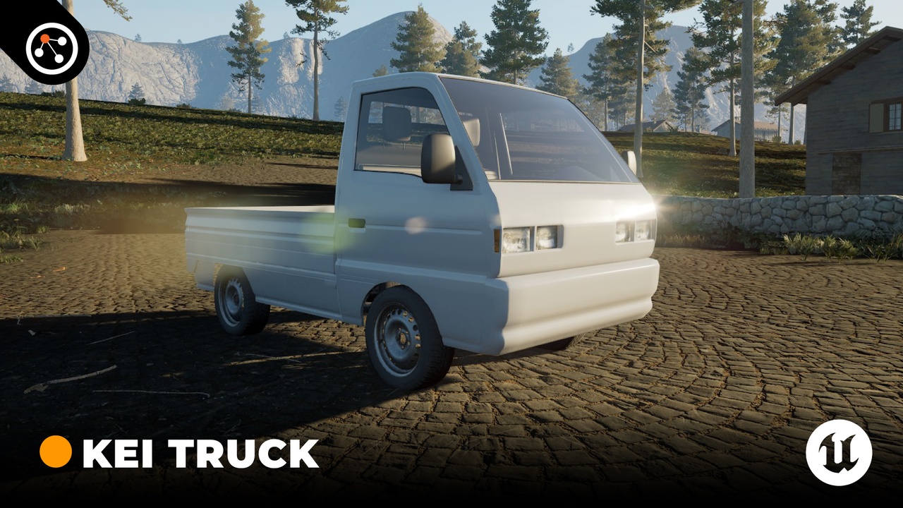 Media 1 for listing Drivable Kei Truck - UE5