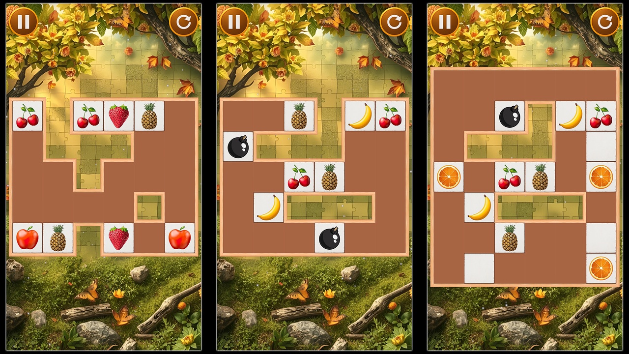 商品 Fruit Slide - Brain Teasing Logic Puzzle Template for Mobile - Unity Game 的媒体 1