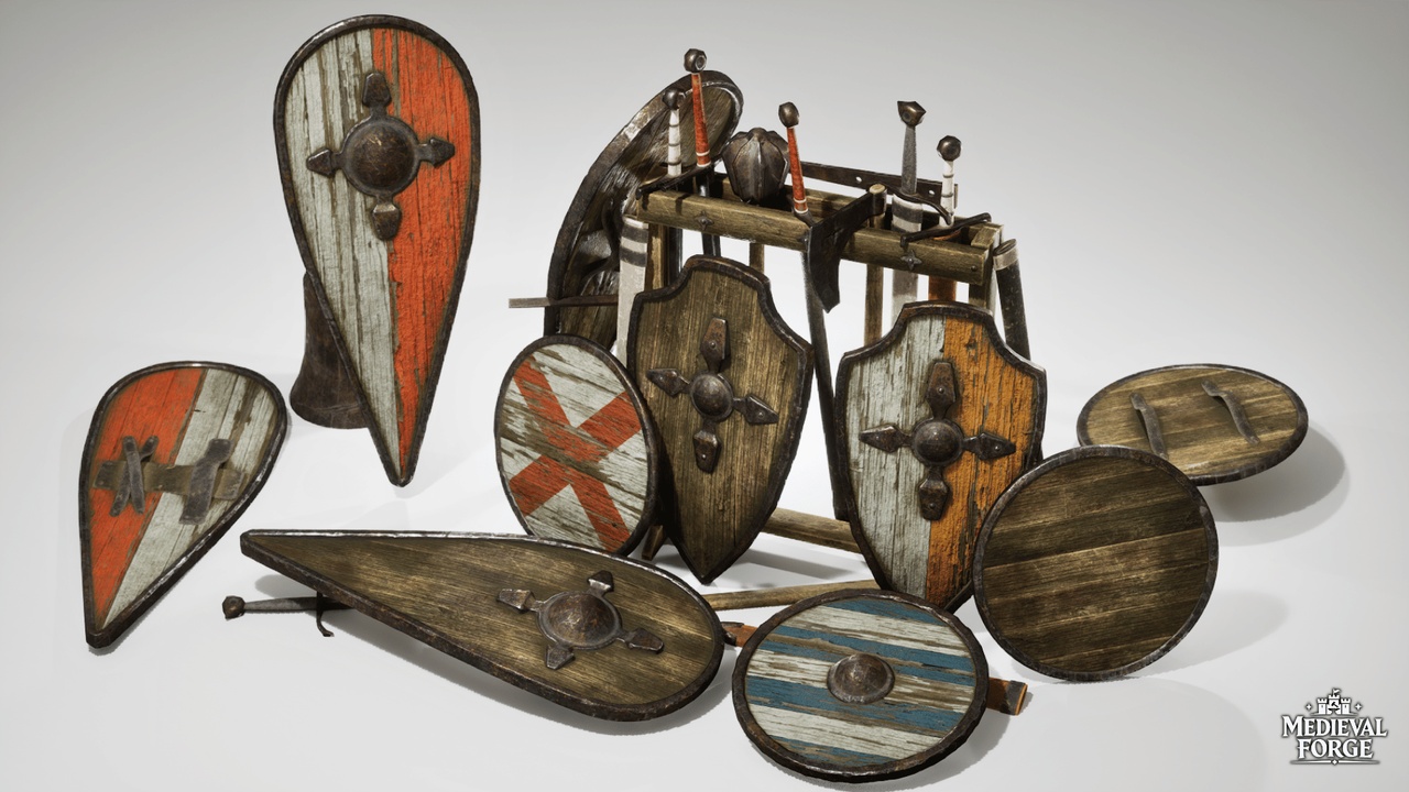 Media 1 for listing Medieval Props Megapack: Nanite Props (Medieval Props, Realistic Props, Weapons)