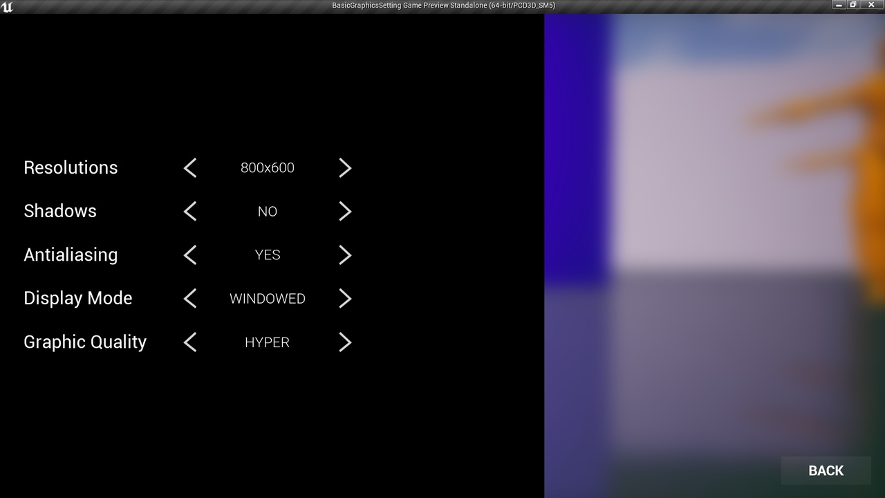 Media 1 for listing Basic Graphics Settings