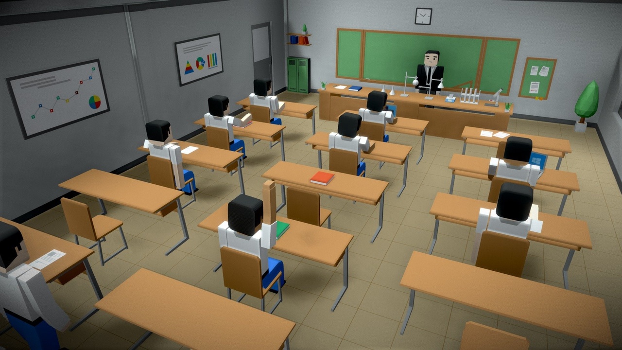 Media 1 for listing SimplePoly School Interiors - Low Poly Assets