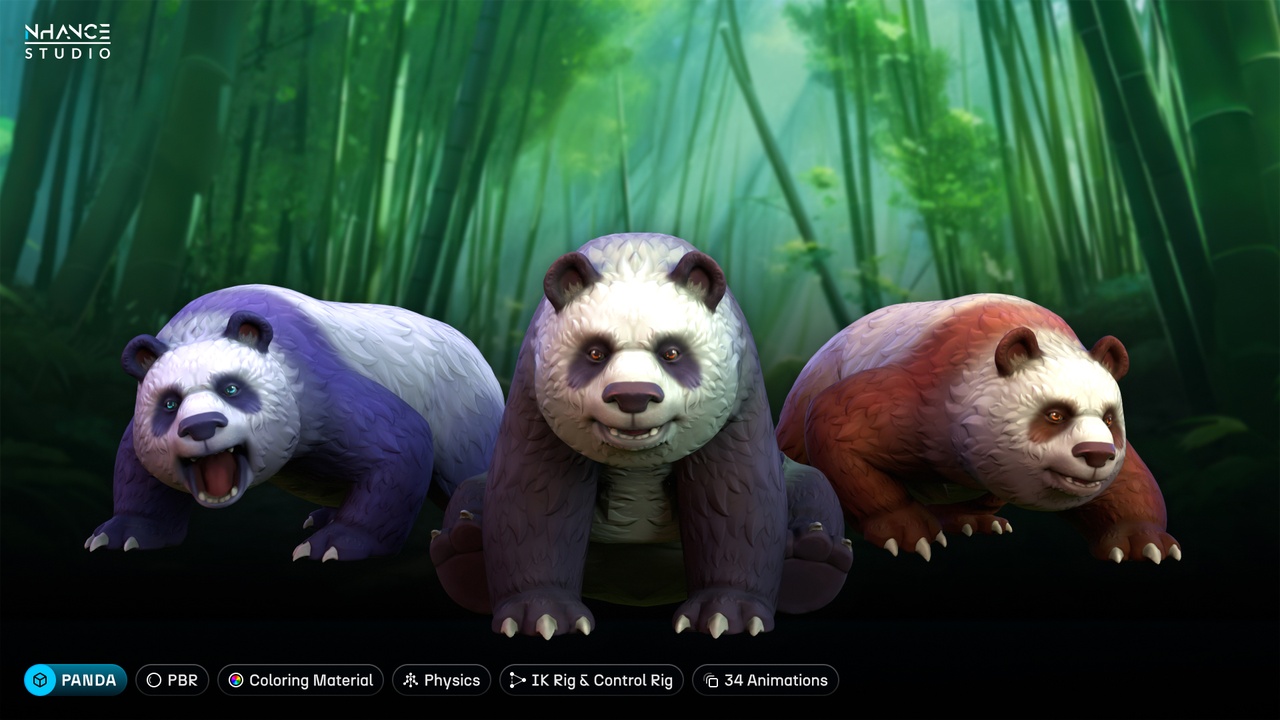 Media 1 for listing Stylized Panda