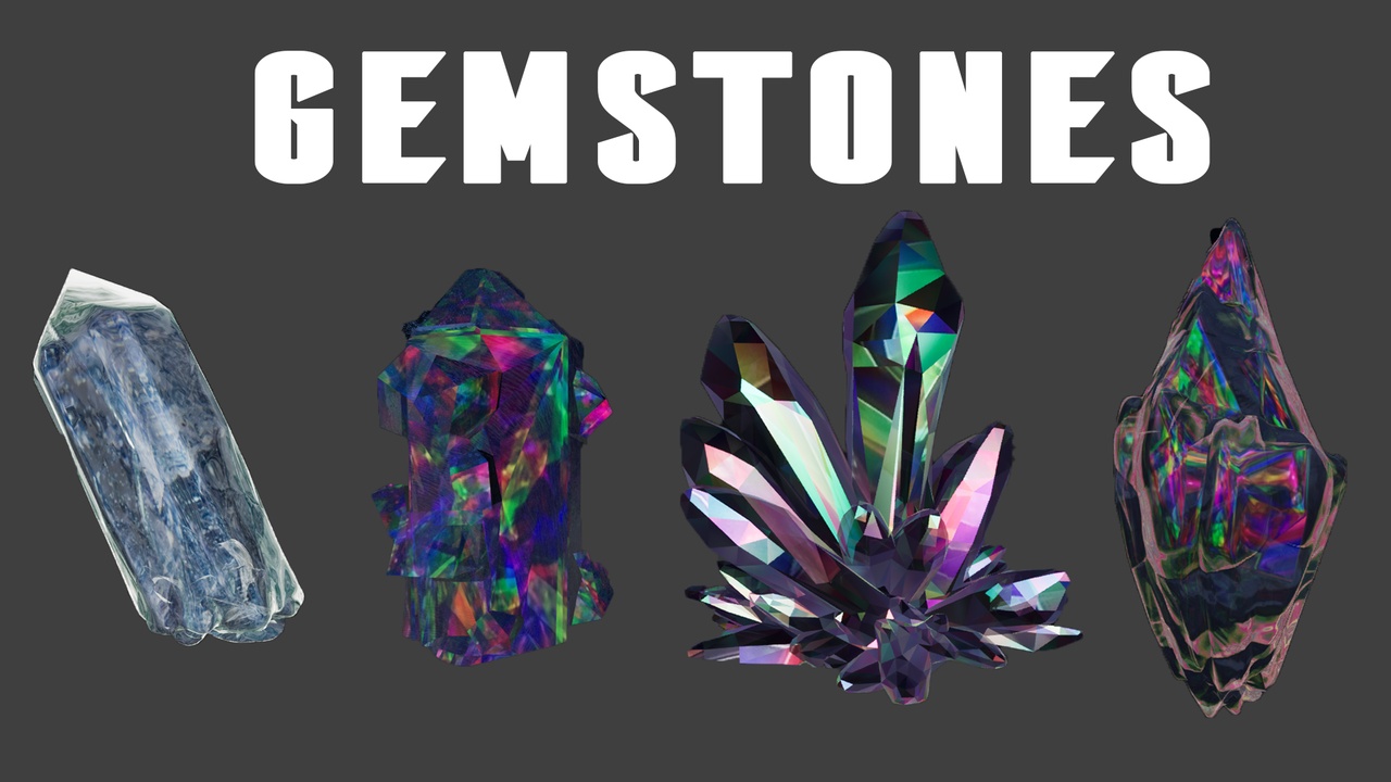 Multimedia 1 para anuncio Gemstones Сrystals Master Material