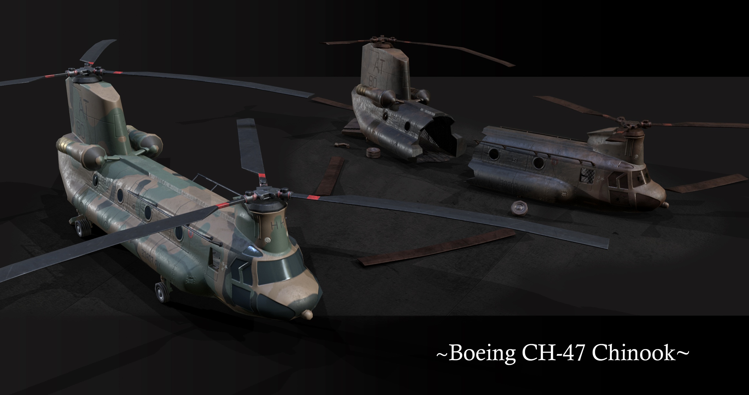 Media 1 for listing Helicopter 47 ChinooKing + Crush version
