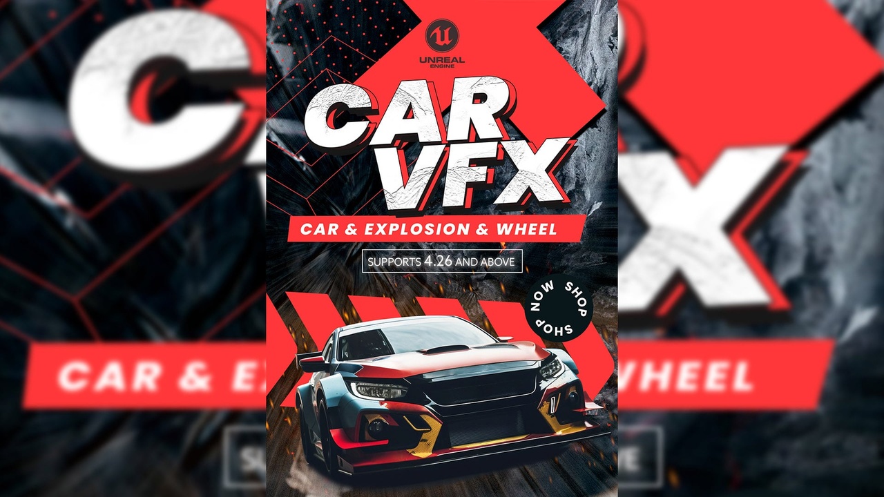 Media 1 for listing Car & Explosion & Wheel VFX Pack - High Quality