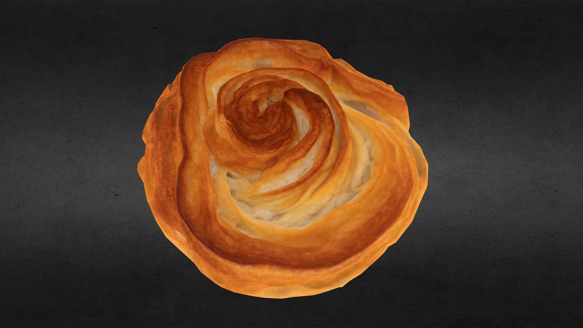 Kouign-Amann 3D scan (French Pastry) | Fab