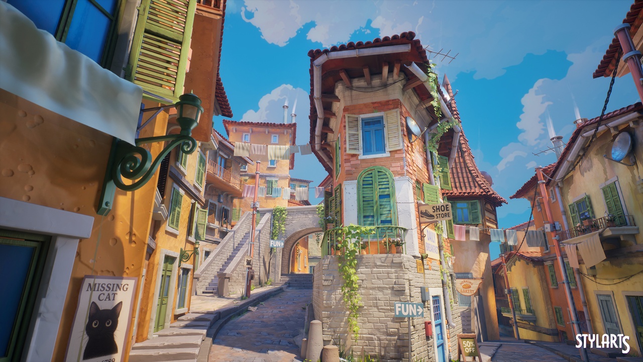 Media 1 for listing Stylized European Village