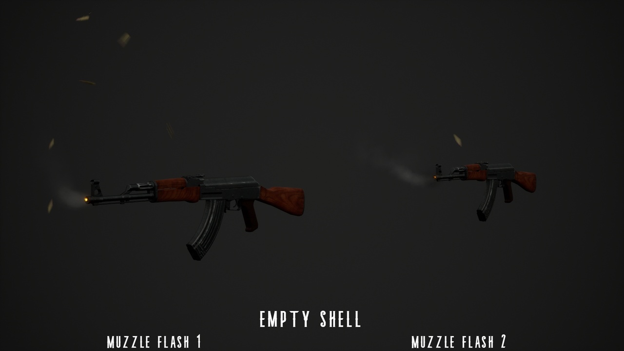 Media 1 for listing Realistic Weapons VFX Pack