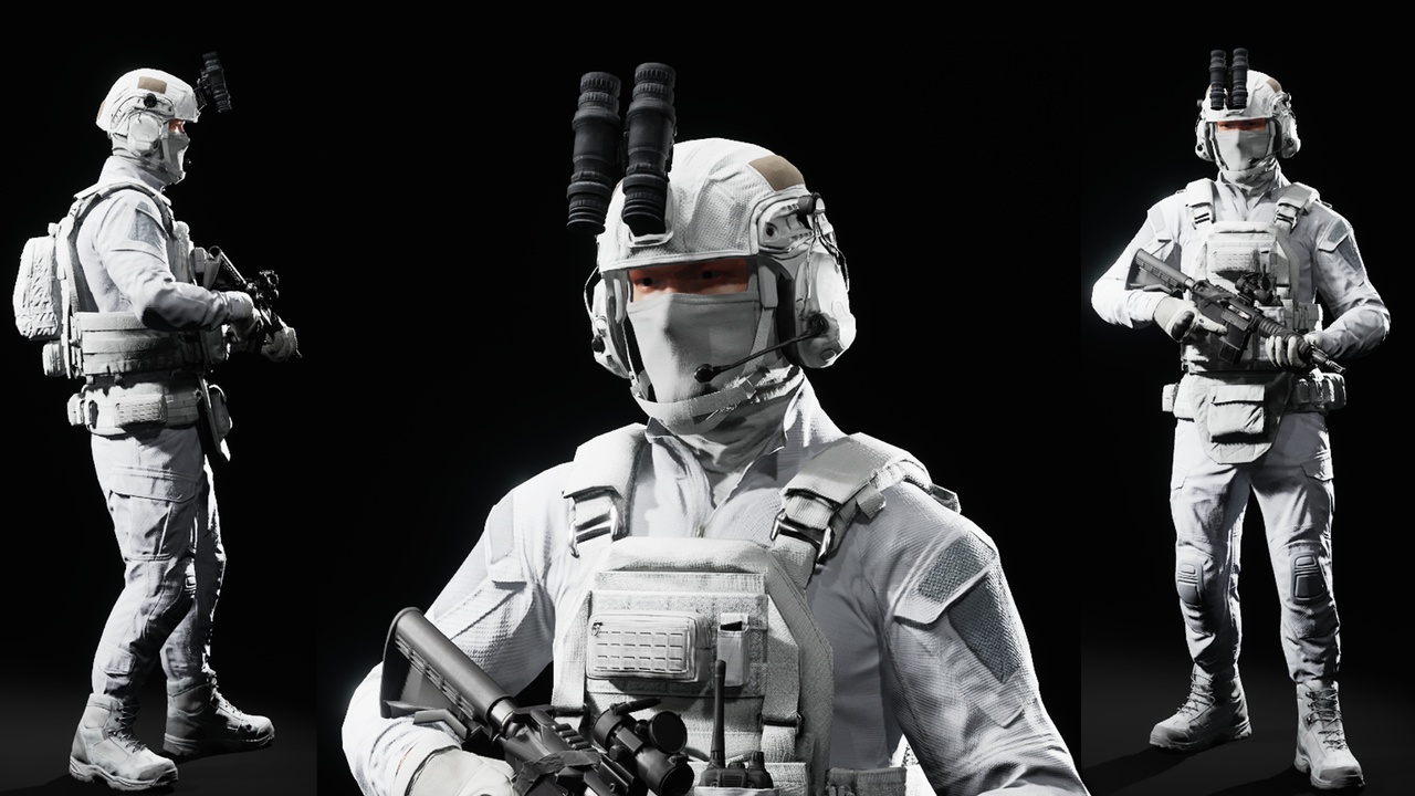 Media 1 for listing Winter Modular Soldier | Snow Tactical Operator