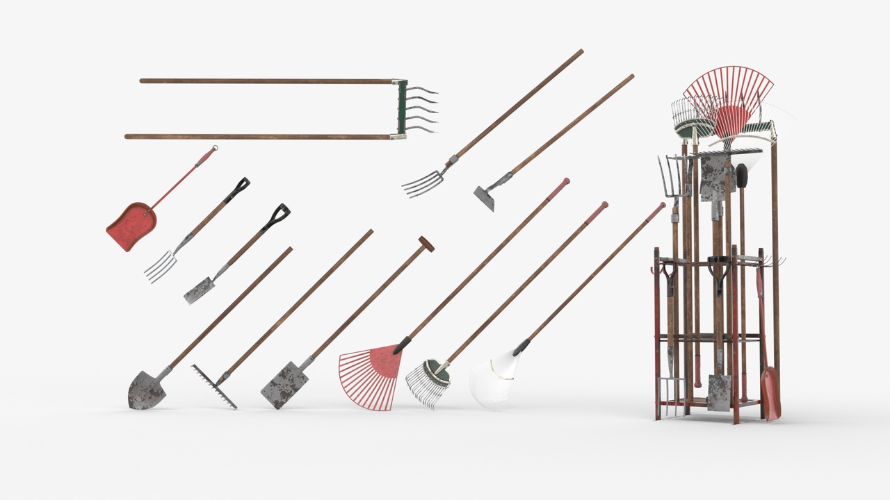Media 1 for listing Garden Tools Collection – Used & Rusty