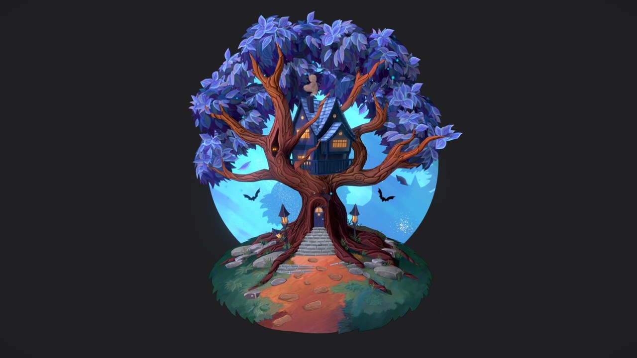Media 1 for listing Stylized Tree CGMA Week 2