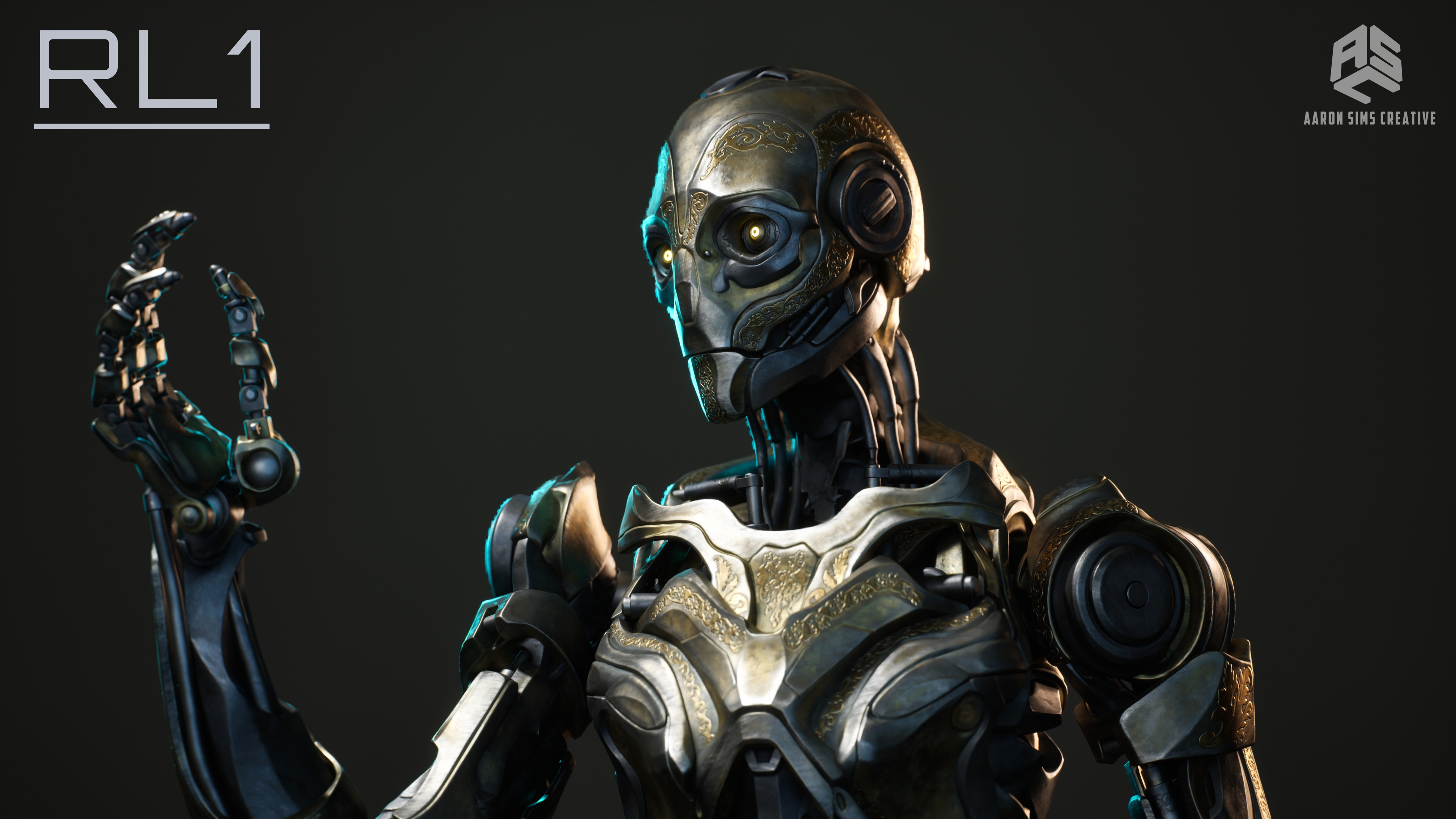 RL1 - Multifunctional Sci-Fi Robot Character | Fab