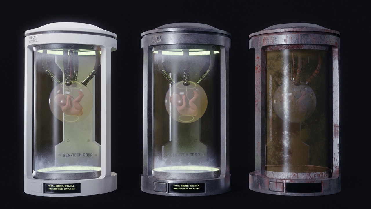 Media 1 for listing Sci-Fi Capsule Incubator Pod