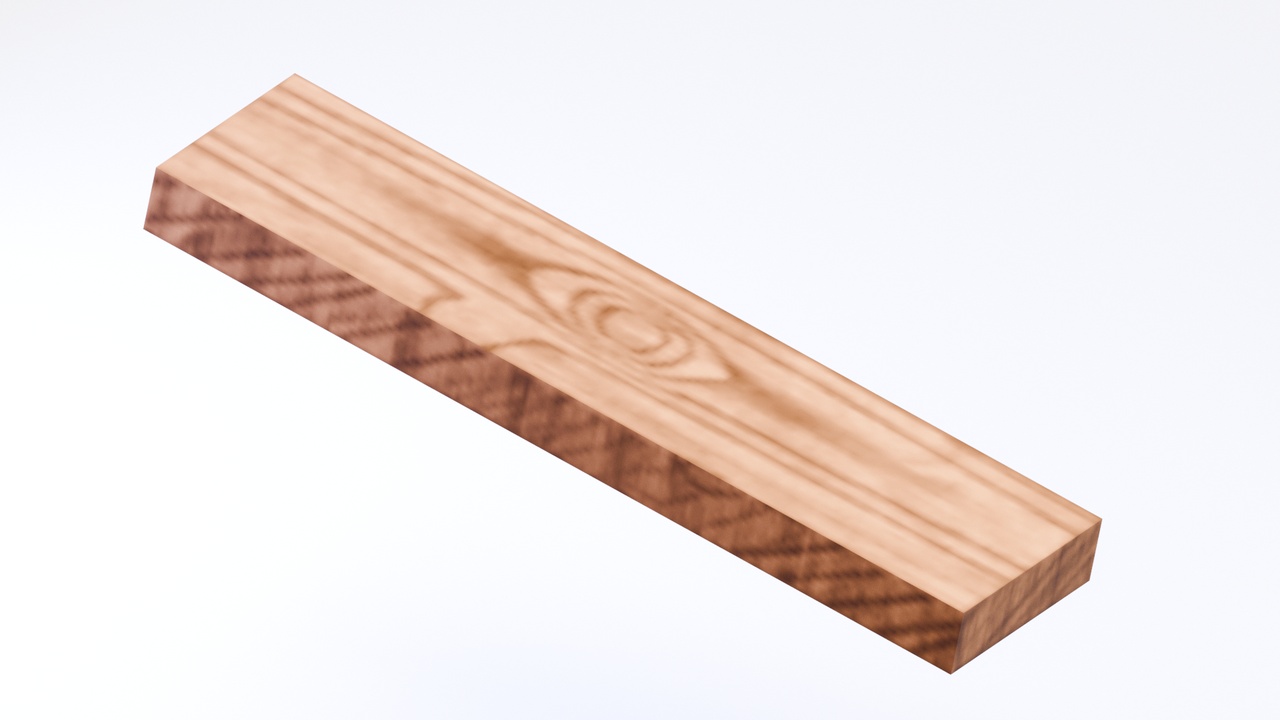 Media 1 for listing Stylized Autumn Landscape - Wood Plank