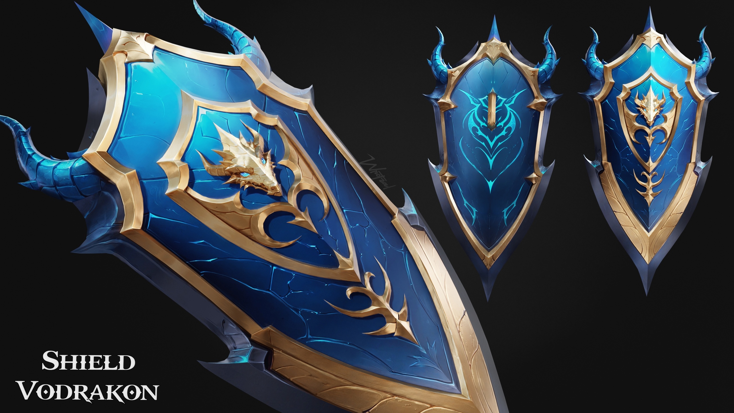 Media 1 for listing Shield Vodrakon [Stylized Fantasy]