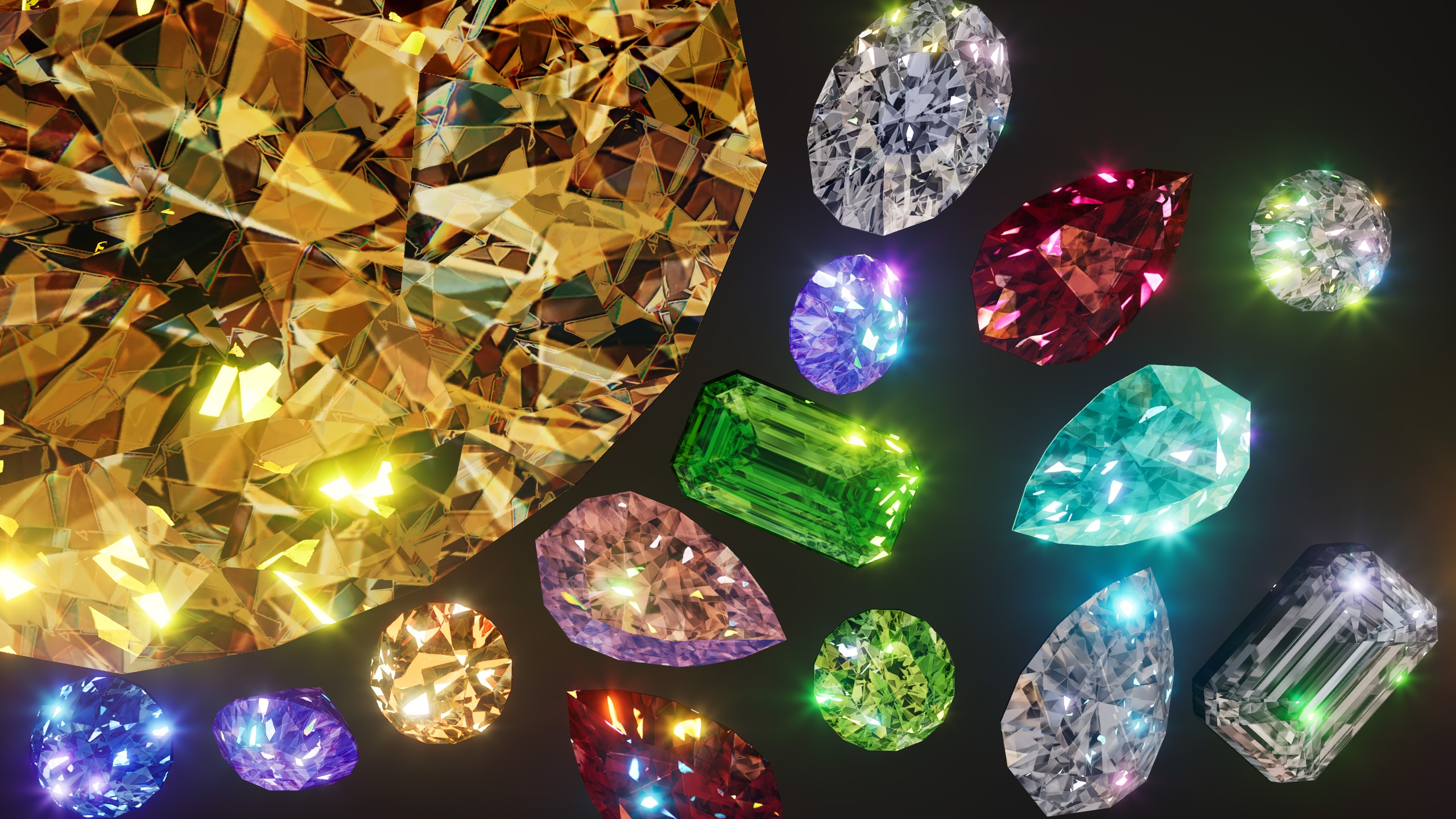 Medium 1 für Eintrag Fast Easy Beautiful Diamond Gemstone Substrate Material | by SilverCord-VR