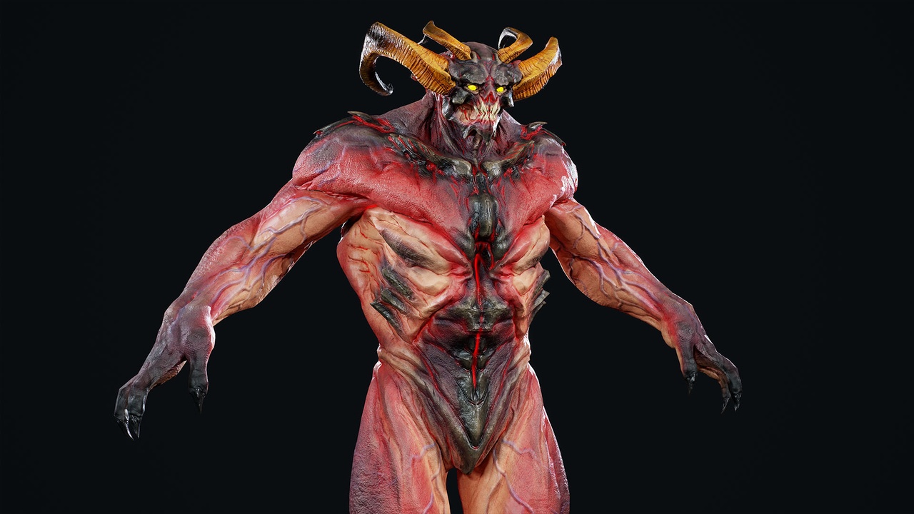 Media 1 for listing Demon Animated PBR Character