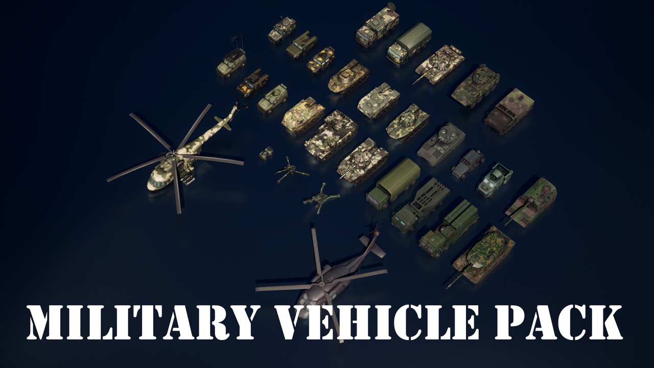 Media 1 for listing Military Vehicle Pack
