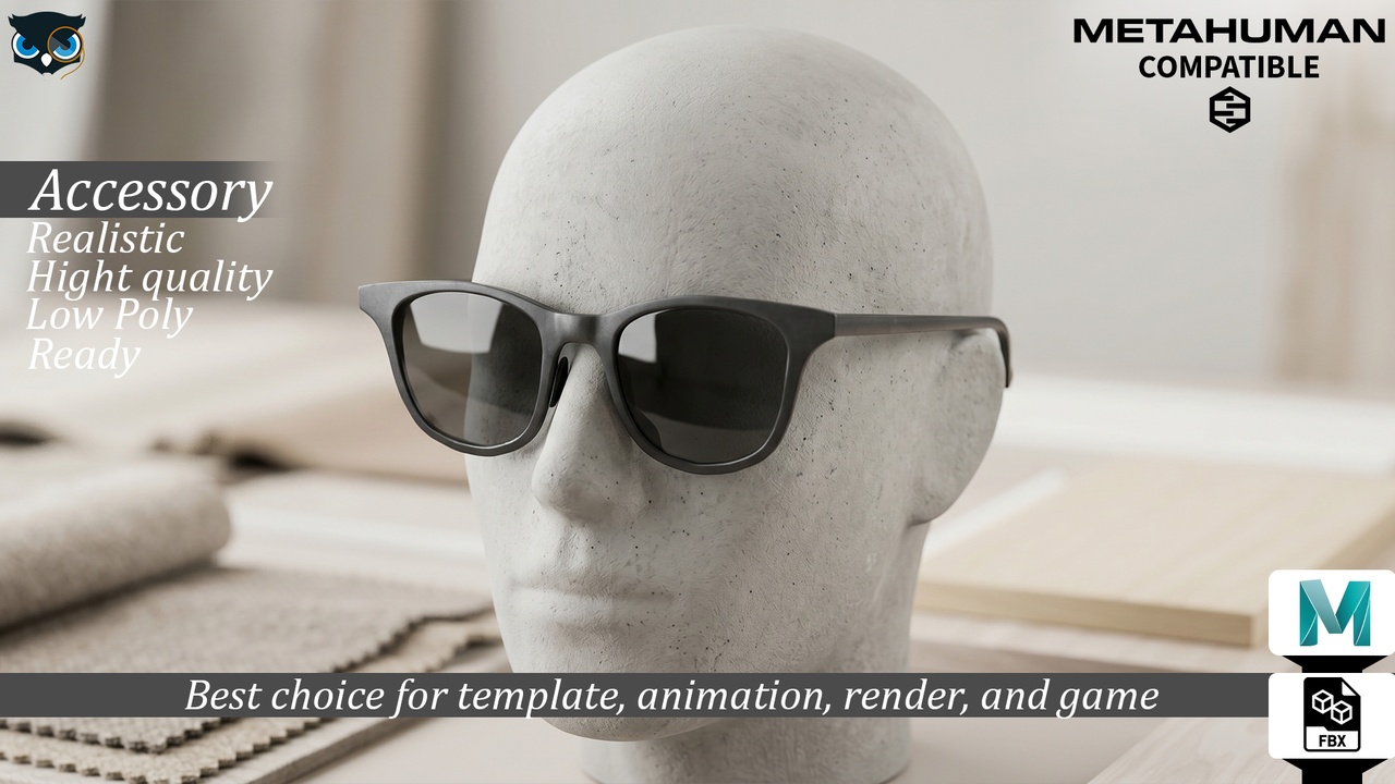 出品Modern Tactical Eyewear & Sunglasses  MetaHuman Compatibleのメディア1