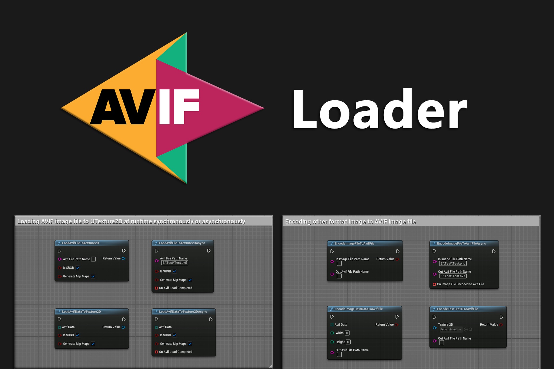 Media 1 for listing AVIF Loader - UE