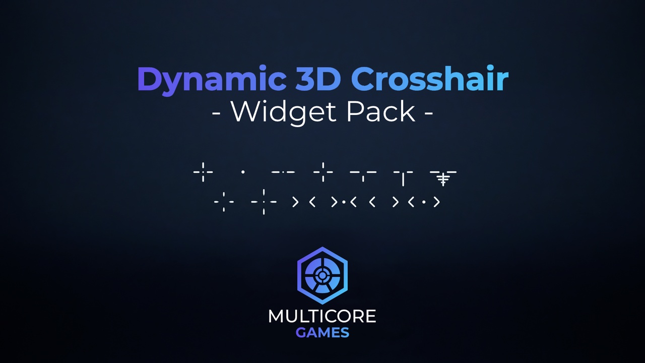 Media 1 for listing Dynamic 3D Crosshair - Widget Pack