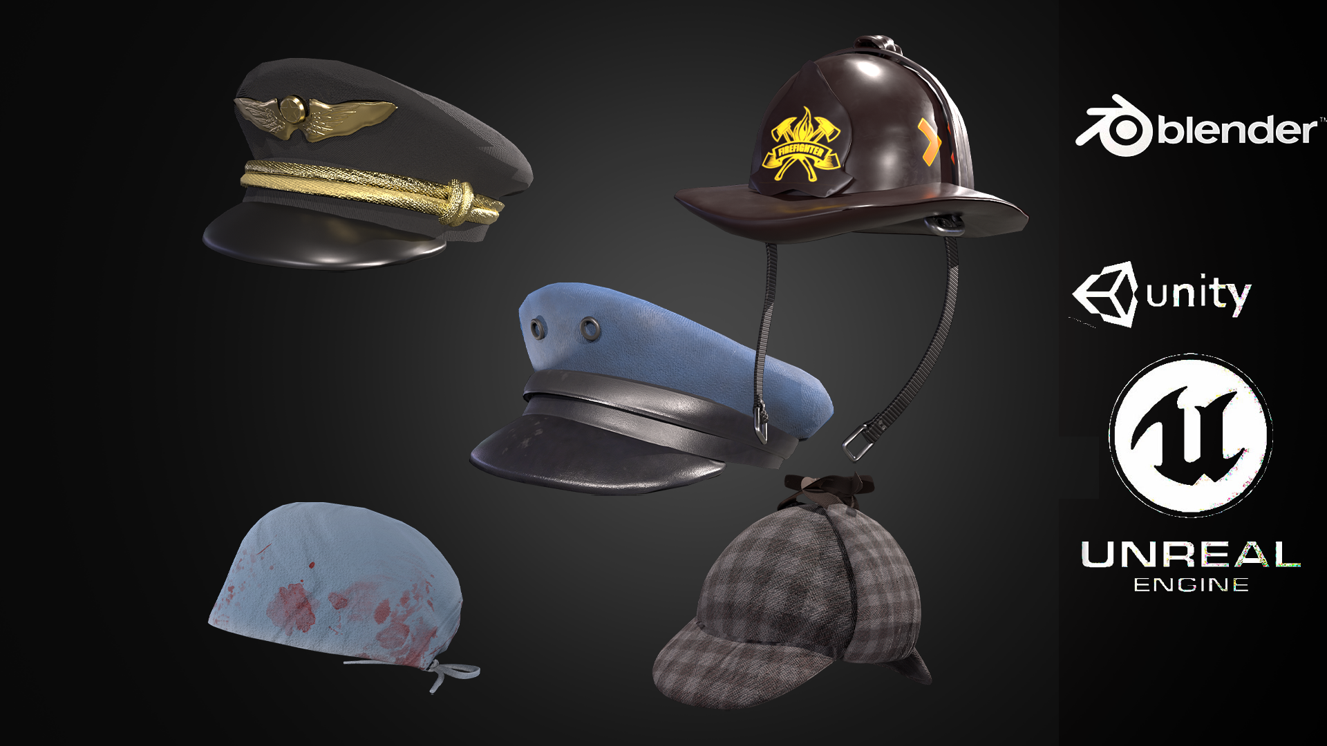 Angular Developer Hat Worker Hat Pack | Fab
