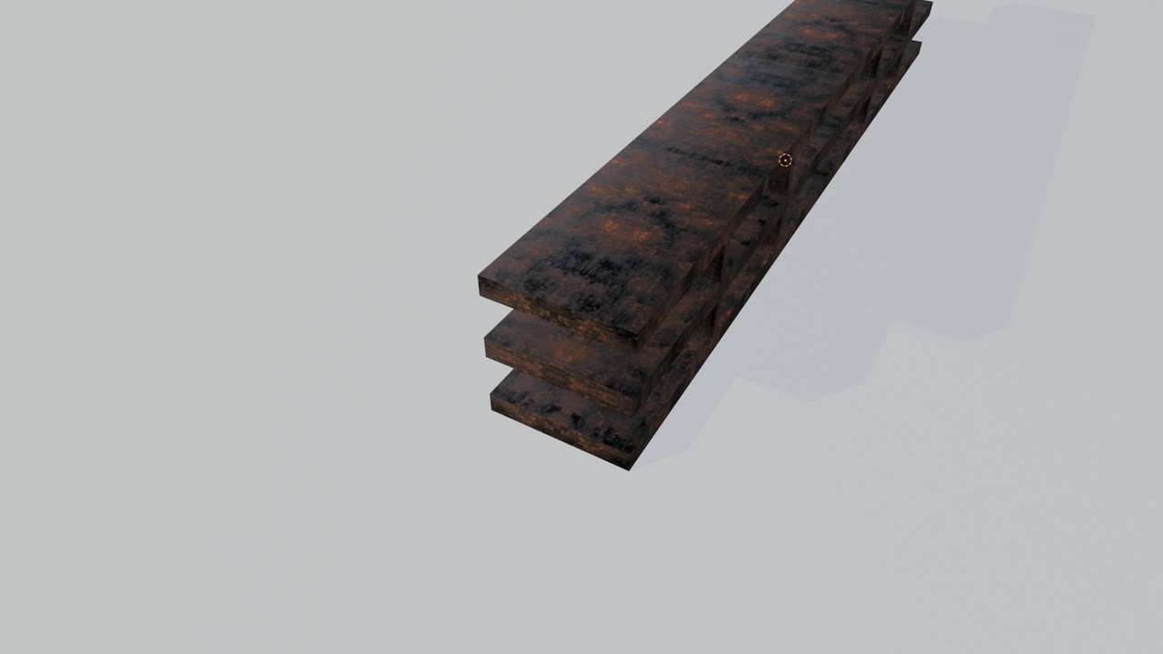 Media 1 for listing Rusty Structural Steel Beam – Industrial Environment Asset