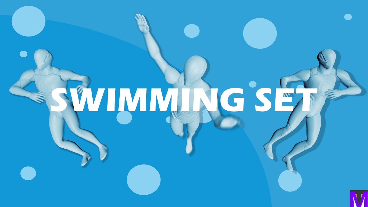 Media 1 for listing Fundamental Swimming animation set