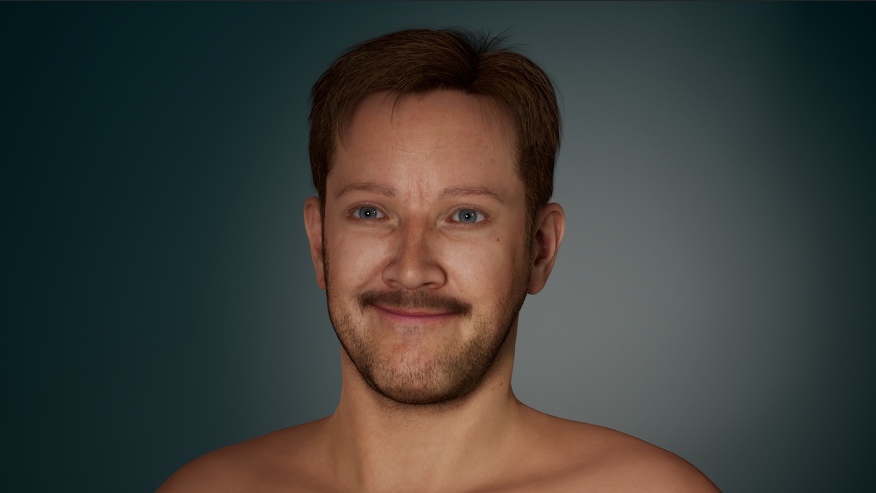 الوسائط 1 للقائمة Jeffrey - Editable MetaHuman Character Preset
