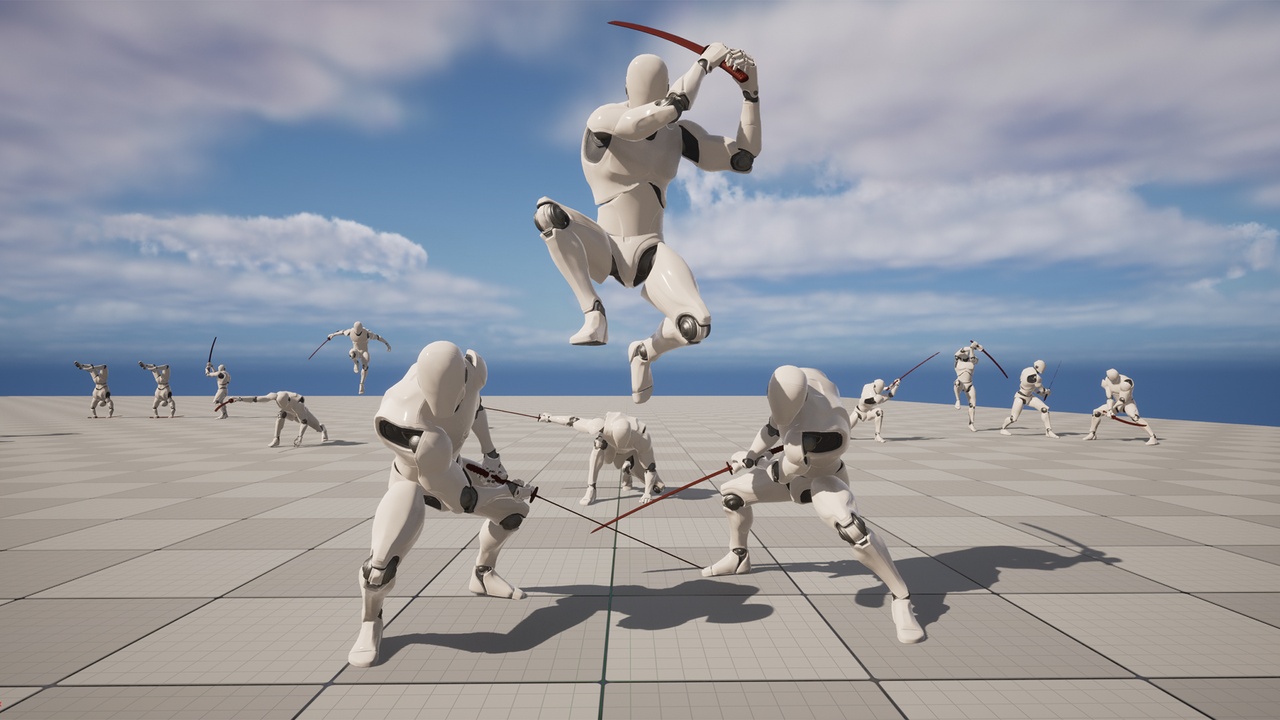 Media 1 for listing Dynamic Katana Sword Combat Animations