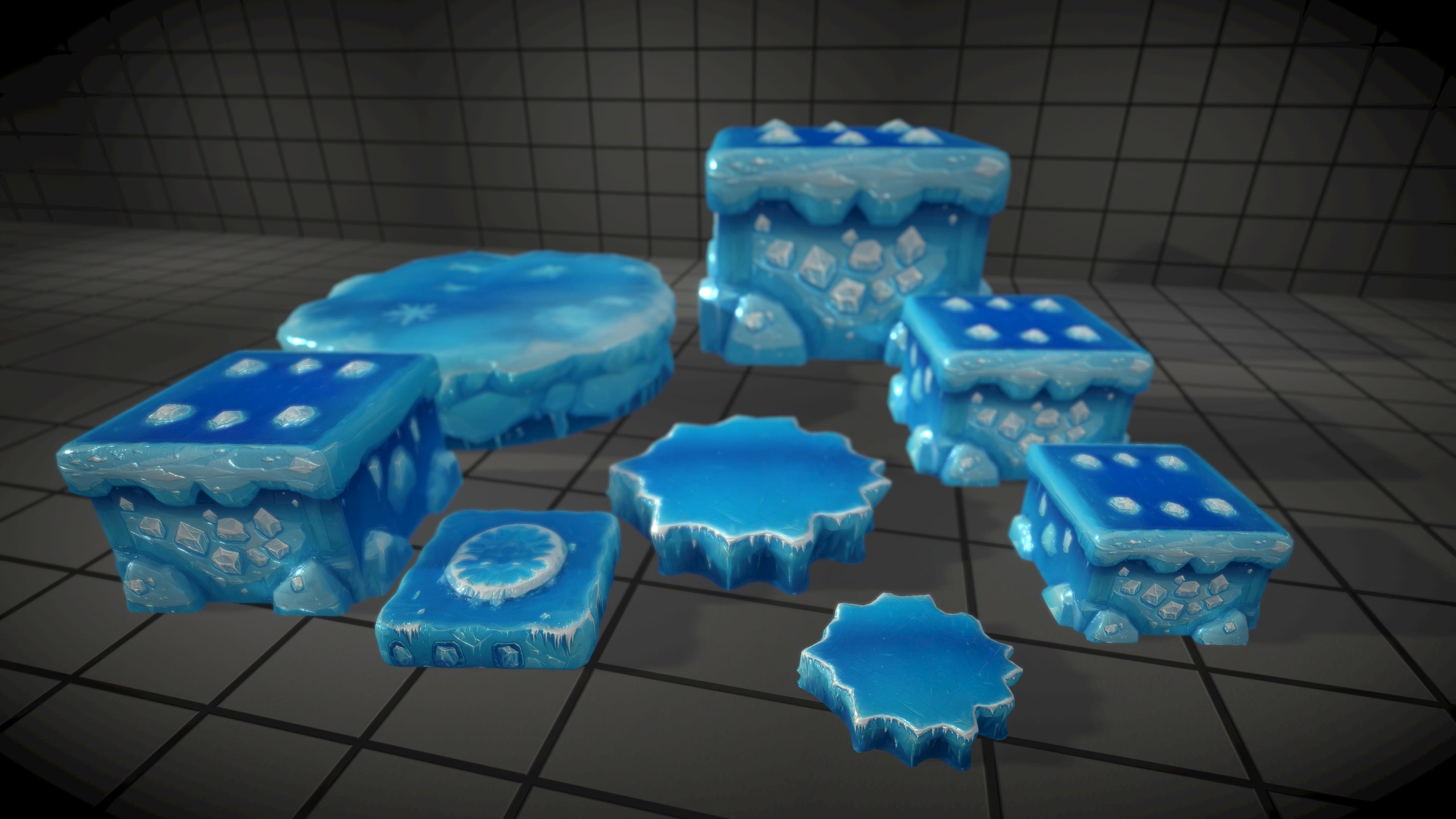 Media 1 for listing Cartoon Ice Platform Pack