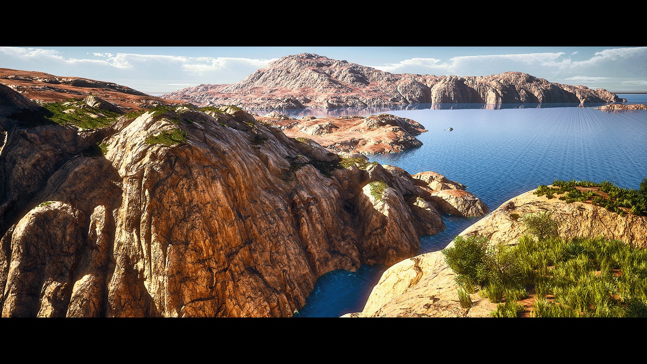 Medios 1 para el artículo 8K Coastal Landscape Pack