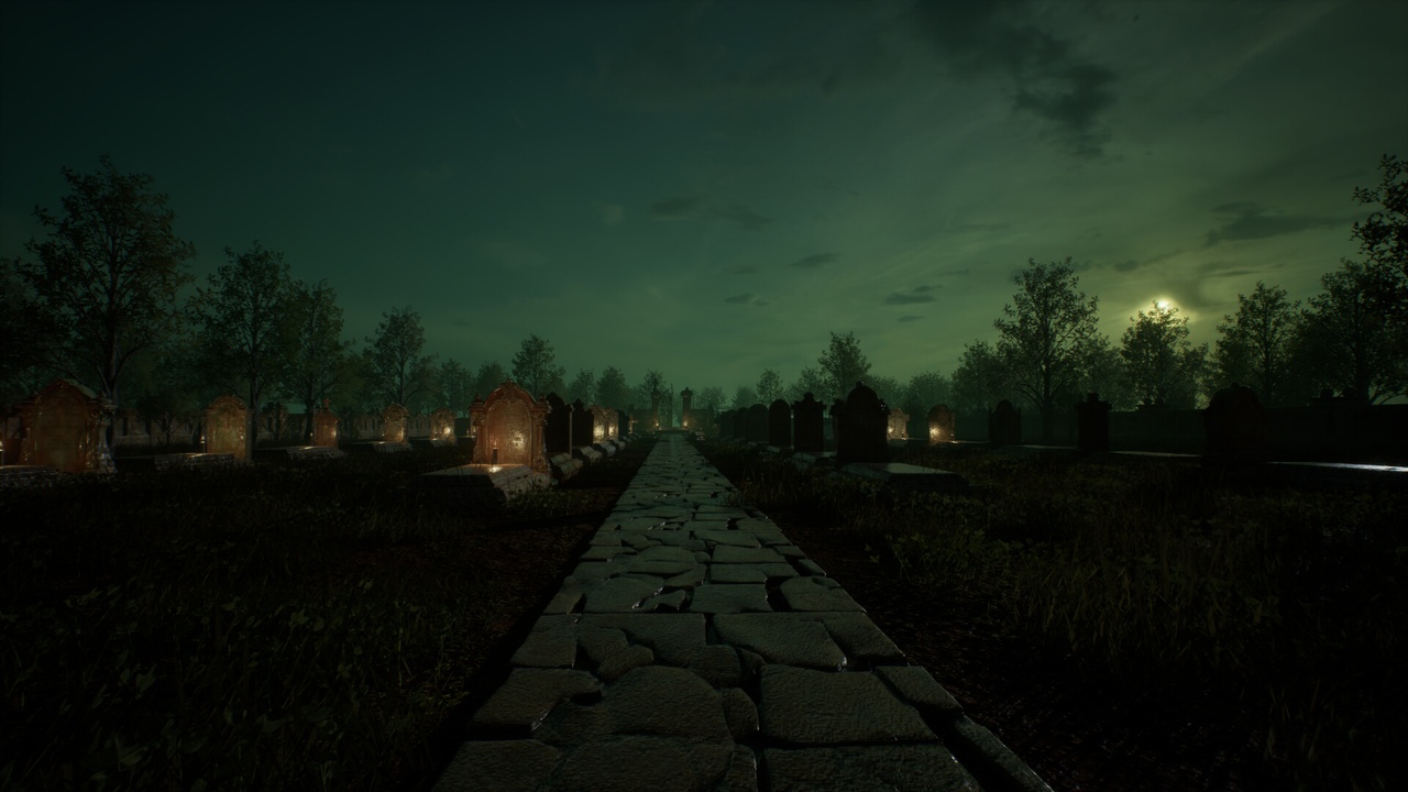 Media 1 for listing Night Cemetery Environment