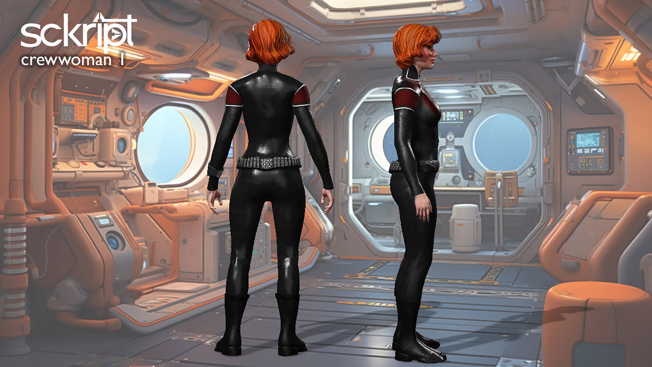 Media 1 for listing Argo Toon Characters Collection Crew Woman 1