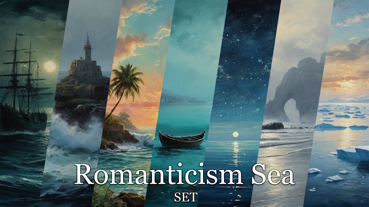 Media 1 for listing Romanticism Sea Paintings